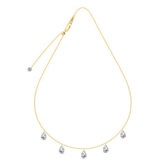 Collana DROPS pendenti argento