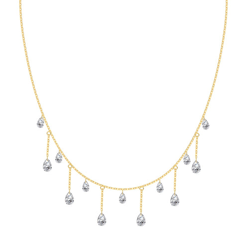 Collana DROPS argento