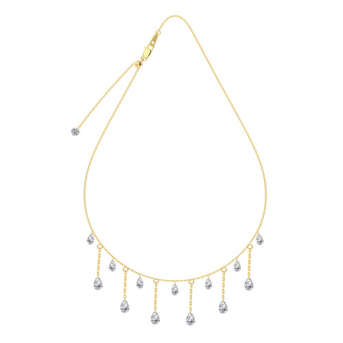 Collana DROPS argento