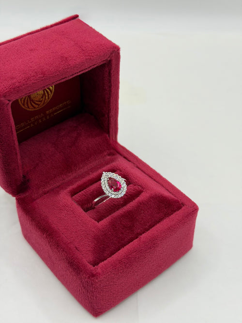 Anello goccia oro