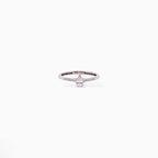 Anello solitario goccia oro e diamanti