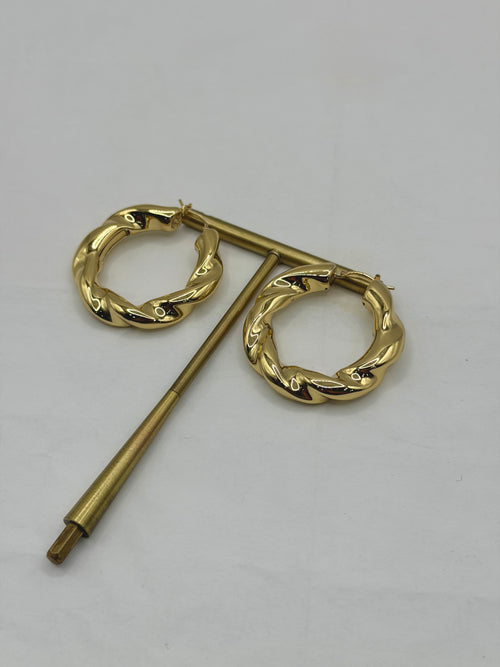 Orecchini torchon air oro