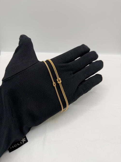 Bracciali NODINI D’UNIONE LUI & LEI oro