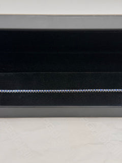 Bracciale tennis oro 9 ct e zaffiri blu