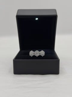 Anello trilogy fiori oro