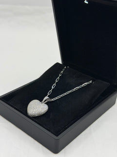 Collana HEART biscotto argento