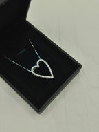 Collana HEART open argento