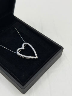Collana HEART open argento
