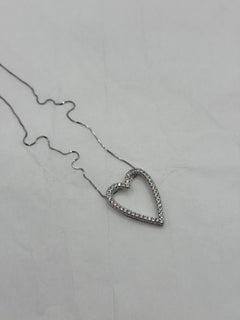 Collana HEART open argento