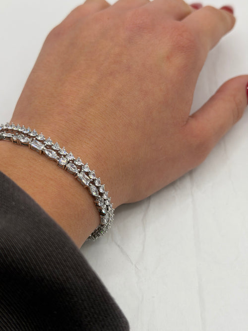 Bracciale tennis ALL HEART argento