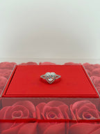 Anello cuore “Aurora” argento + box rose 🌹