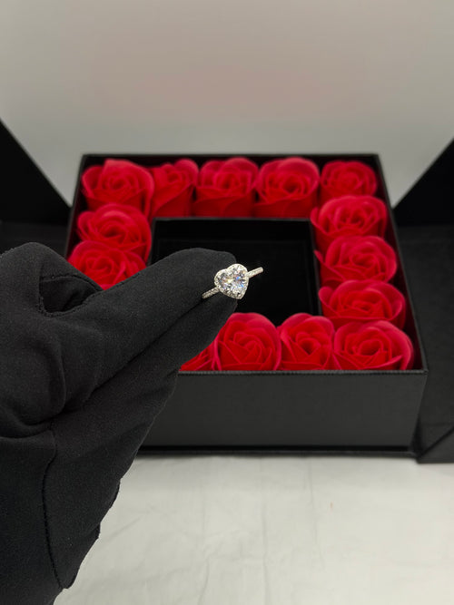 Anello “Amore puro” argento + box San Valentino🌹