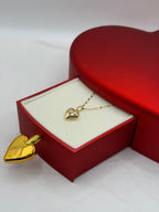 Cuore codina oro + box San Valentino 🌹