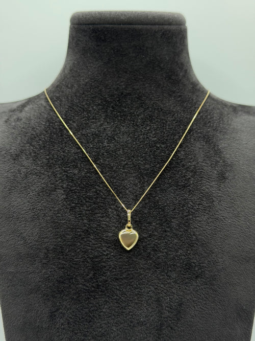 Cuore small oro + box San Valentino 🌹