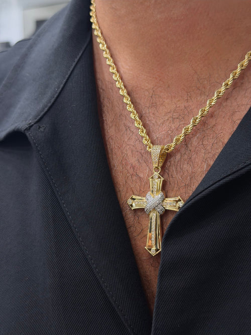 Collana croce PHANTOM oro