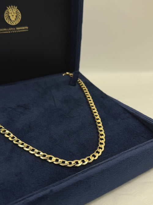 Collana groumette piatta oro