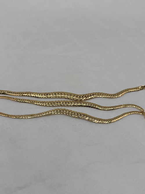 Bracciale groumette a scalare oro