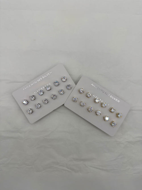 Orecchini punti luce MAN argento