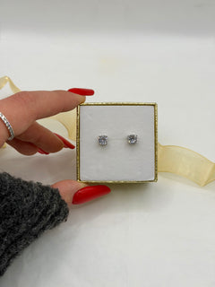 Orecchini punti luce MAN argento