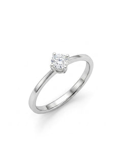 Anello solitario oro 9ct e diamante