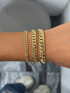 Bracciale groumette lucida oro