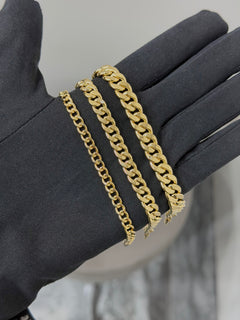 Bracciale groumette lucida oro