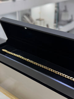 Bracciale groumette lucida oro