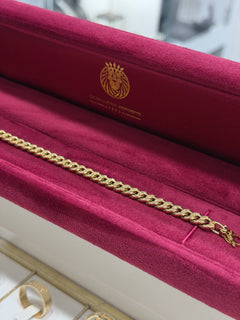 Bracciale groumette satinata oro