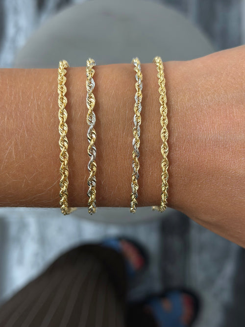 Bracciale torchon diamantato oro giallo