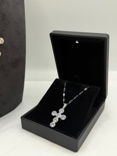 Collana croce tonda big oro