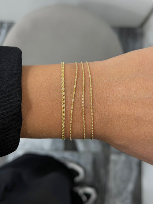 Bracciale torchon SUPERSLIM oro