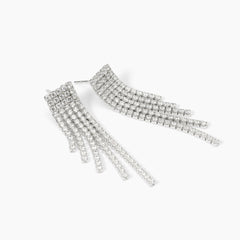 Orecchini CASCATA swarovski argento