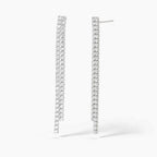 Orecchini TENNIS doppio argento