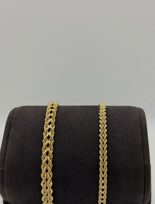Bracciale double torchon oro