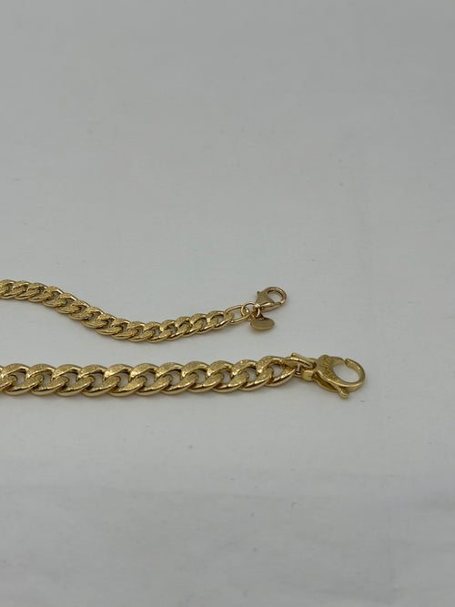 Bracciale groumette SATINATA oro
