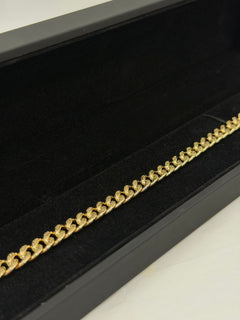 Bracciale groumette SATINATA oro