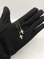 Collana croce mini scatolata oro