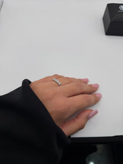 Anello 5 pietre gambo big oro