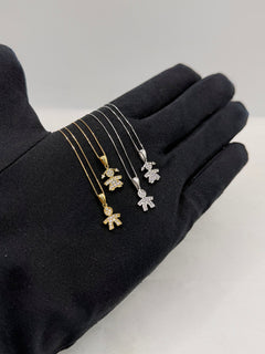 Collana bebe’ femmina oro zirconata