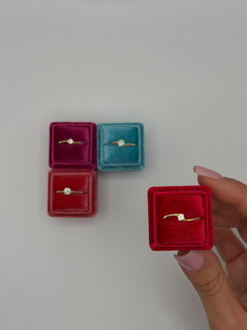 Anelli solitari oro small