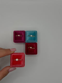 Anelli solitari oro small