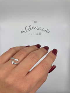 Anello ABBRACCIO argento
