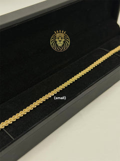 Bracciale double torchon oro