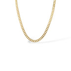 Collana groumette piatta oro