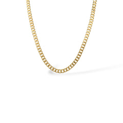 Collana groumette piatta oro