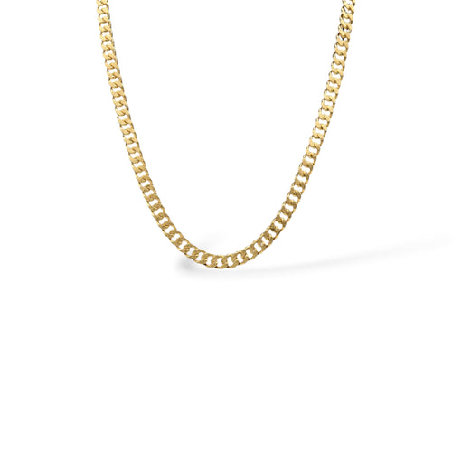 Collana groumette piatta oro